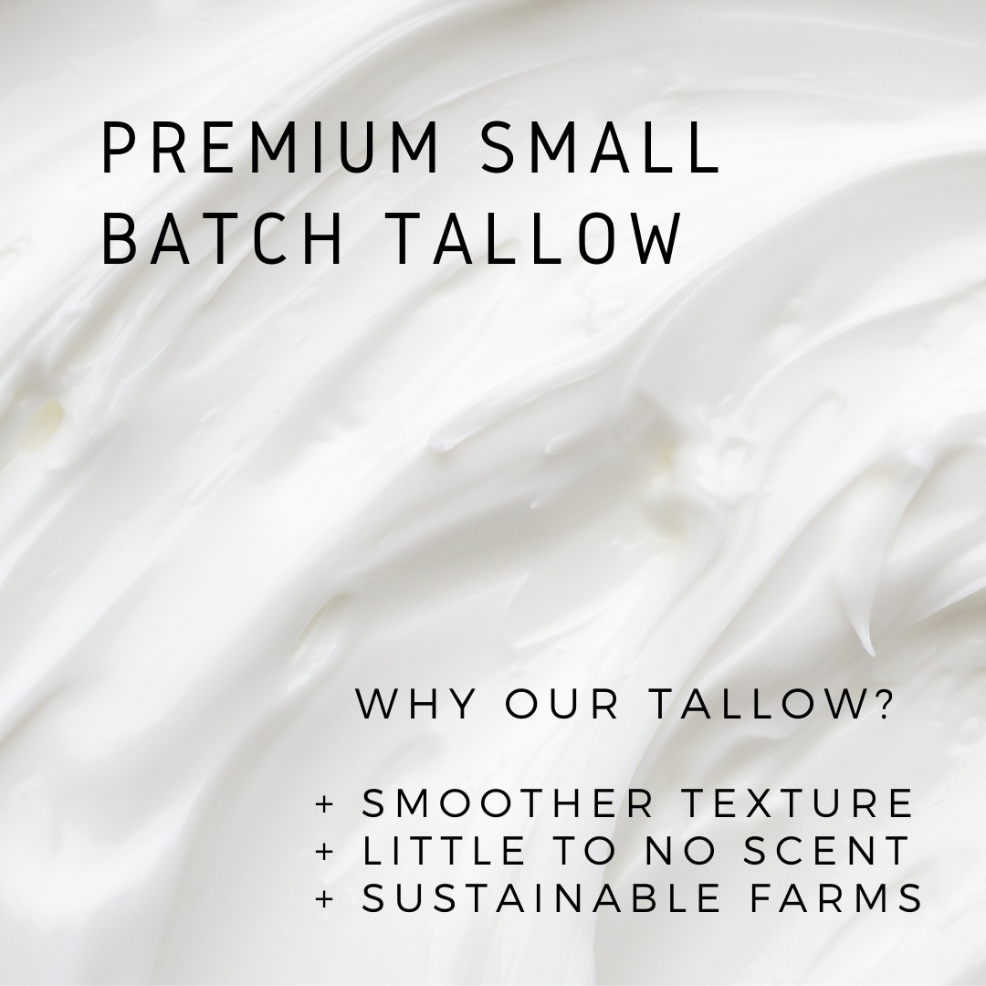 Organic GrassFed Tallow Body Butter + Magnesium | Serene Formulas | Made for Sensitive Skin