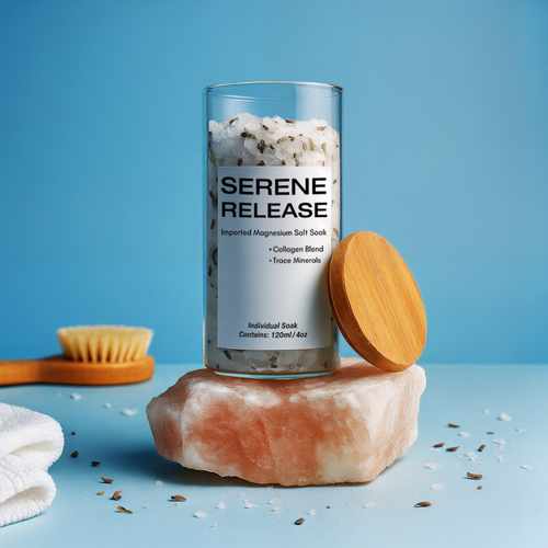 Magnesium Bath Salt Soak + Organic Lavender by SERENE