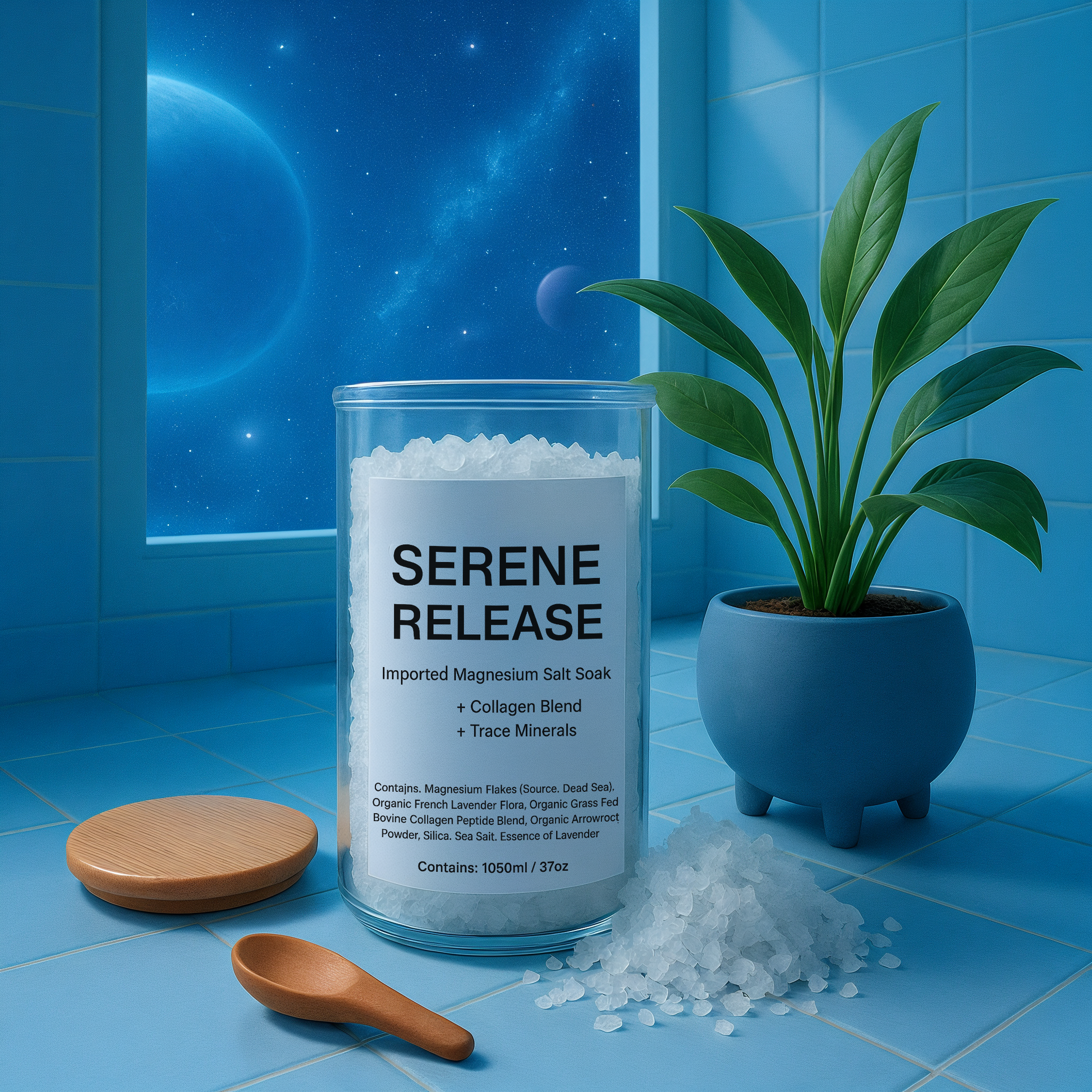 Serene epsom bath salt